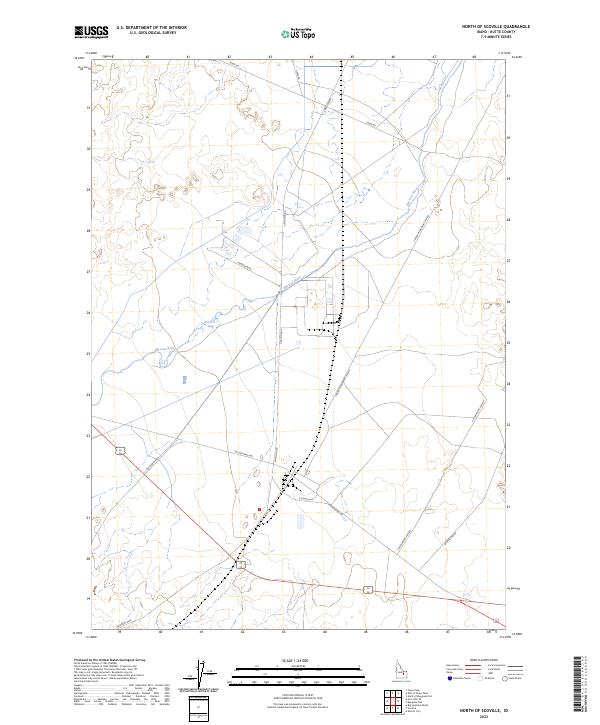 North of Scoville, ID — USGS 7.5-minute topo (2023)