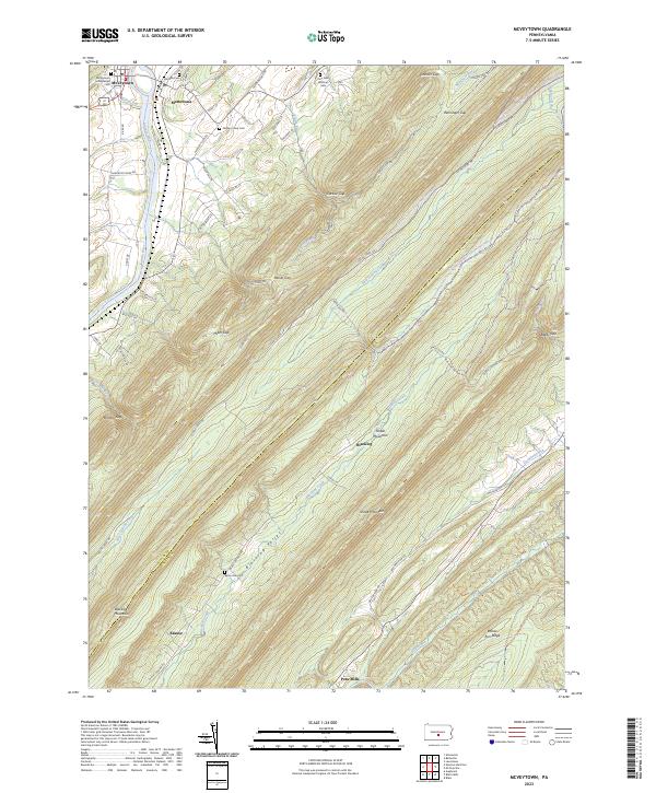 McVeytown, PA — USGS 7.5-minute topo (2023)