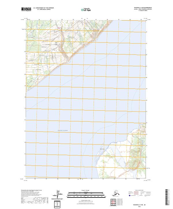 Seldovia C-4 NE, AK — USGS 7.5-minute topo (2024)