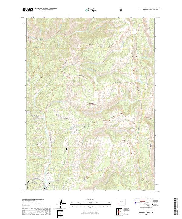 Devils Hole Creek, WY — USGS 7.5-minute topo (2021)
