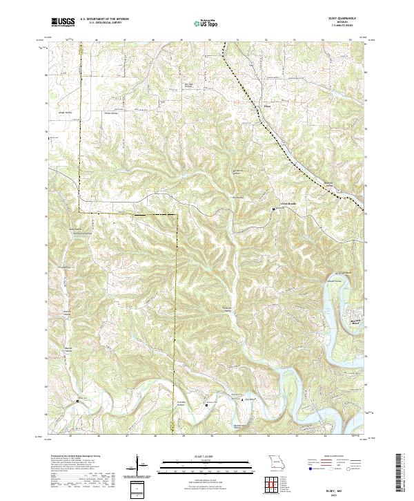Elsey, MO — USGS 7.5-minute topo (2021)