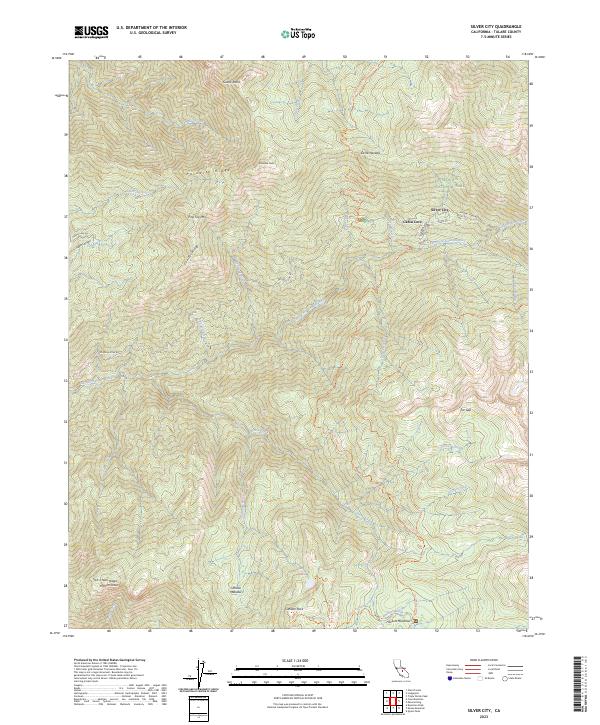 Silver City, CA — USGS 7.5-minute topo (2023)