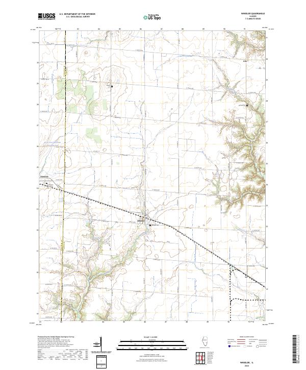 Wheeler, IL — USGS 7.5-minute topo (2024)