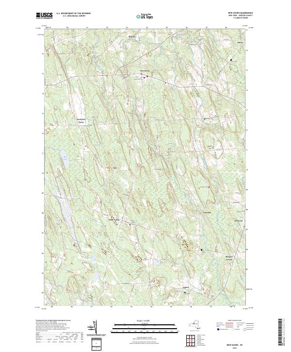 New Haven, NY — USGS 7.5-minute topo (2023)