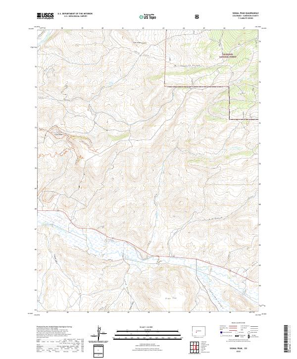 Signal Peak, CO — USGS 7.5-minute topo (2022)