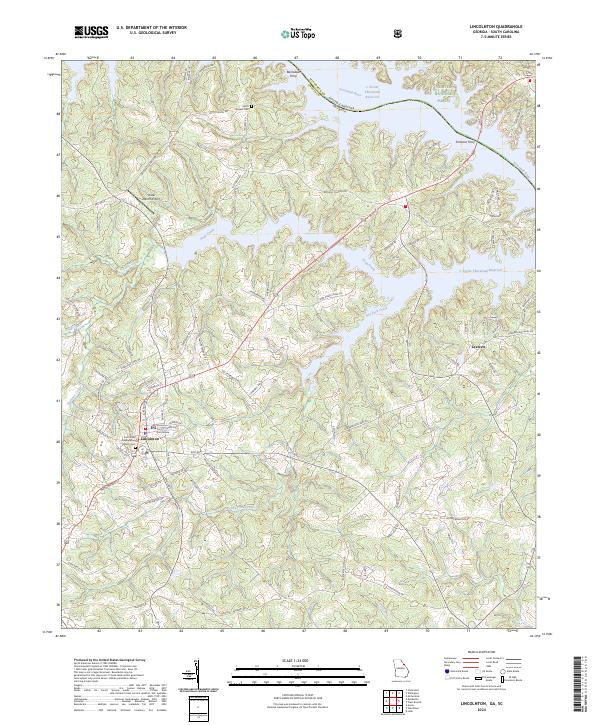 Lincolnton, GA-SC — USGS 7.5-minute topo (2024)