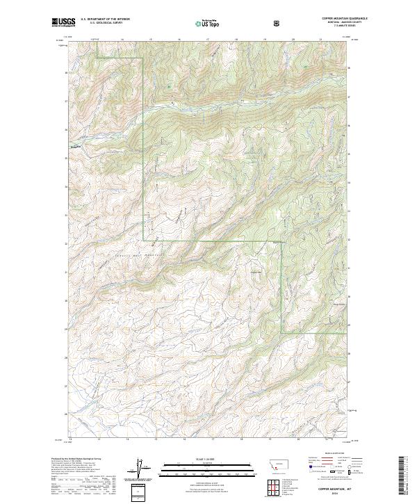 Copper Mountain, MT — USGS 7.5-minute topo (2024)