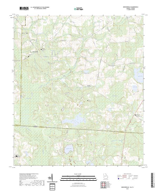 Grooverville, GA-FL — USGS 7.5-minute topo (2024)