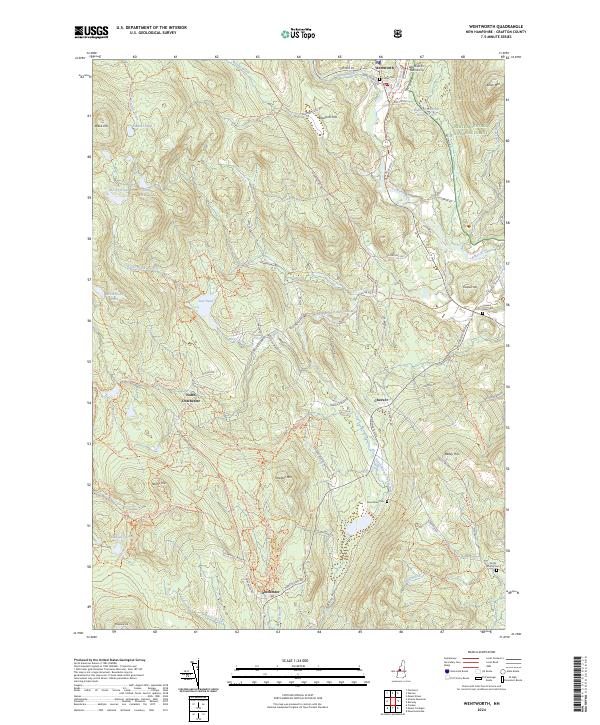 Wentworth, NH — USGS 7.5-minute topo (2024)