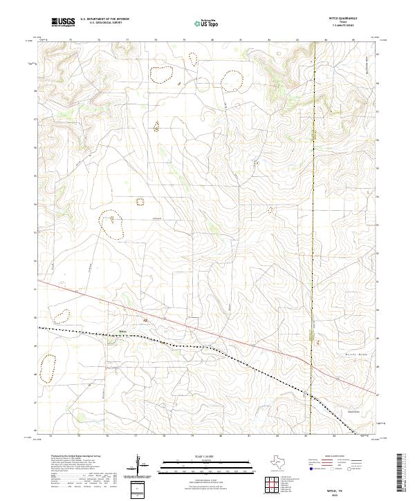 Witco, TX — USGS 7.5-minute topo (2022)