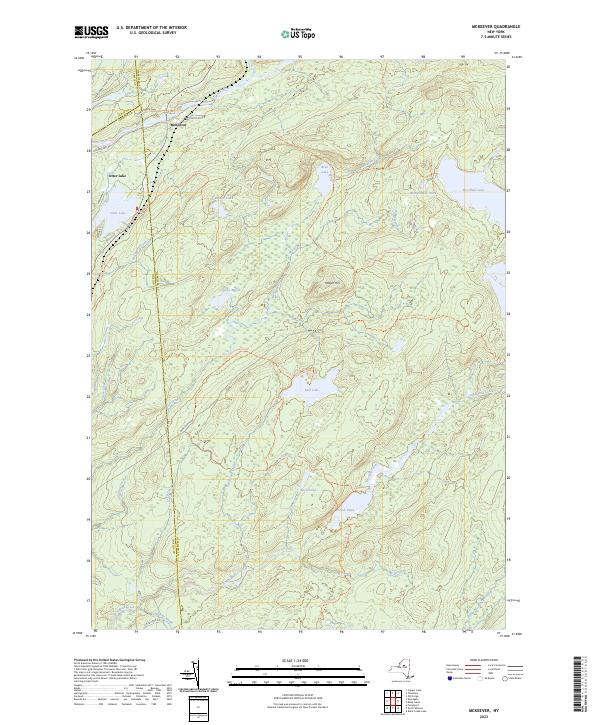 McKeever, NY — USGS 7.5-minute topo (2023)