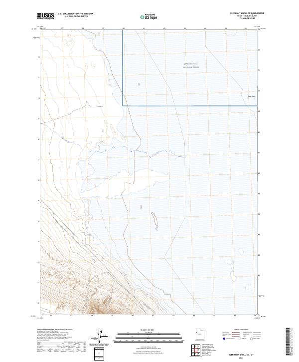 Elephant Knoll SE, UT — USGS 7.5-minute topo (2023)