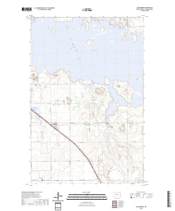Coleharbor, ND — USGS 7.5-minute topo (2024)