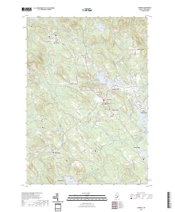 Limerick, ME — USGS 7.5-minute topo (2024)