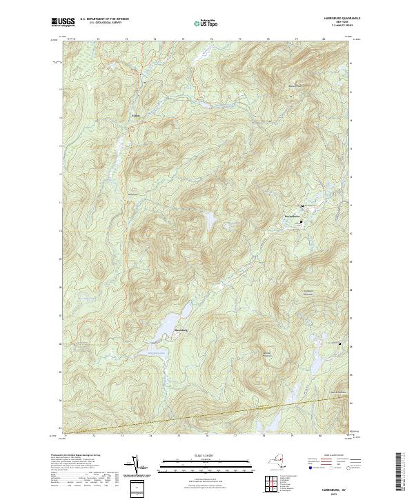 Harrisburg, NY — USGS 7.5-minute topo (2023)