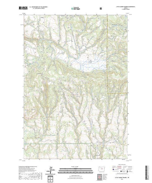 Little Summit Prairie, OR — USGS 7.5-minute topo (2023)
