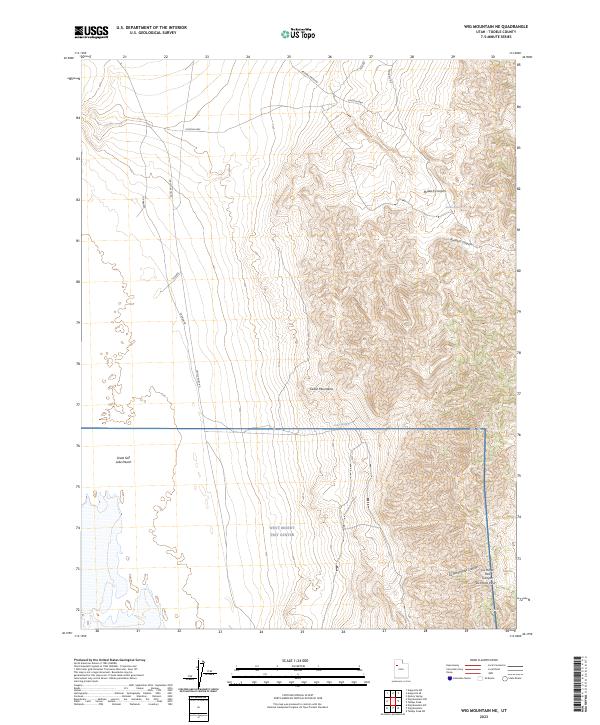 Wig Mountain NE, UT — USGS 7.5-minute topo (2023)