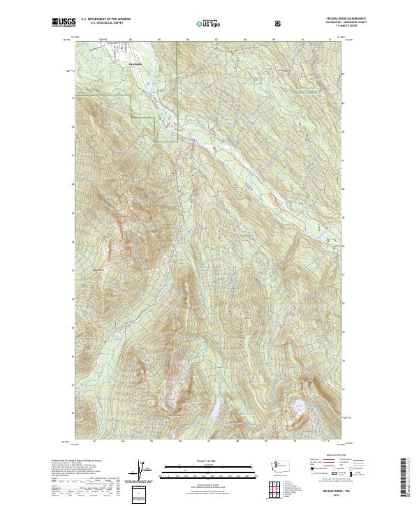 Helena Ridge, WA — USGS 7.5-minute topo (2023)