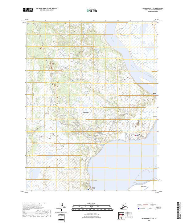 Dillingham A-7 SW, AK — USGS 7.5-minute topo (2023)