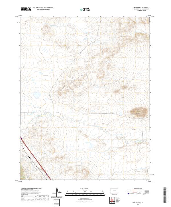The Hogback, CO — USGS 7.5-minute topo (2022)