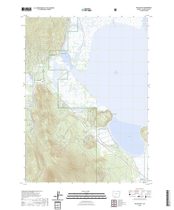 Pelican Bay, OR — USGS 7.5-minute topo (2024)