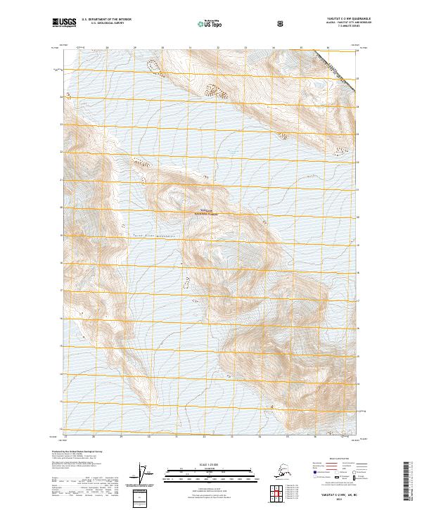 Yakutat C-2 NW, AK-BC — USGS 7.5-minute topo (2021)