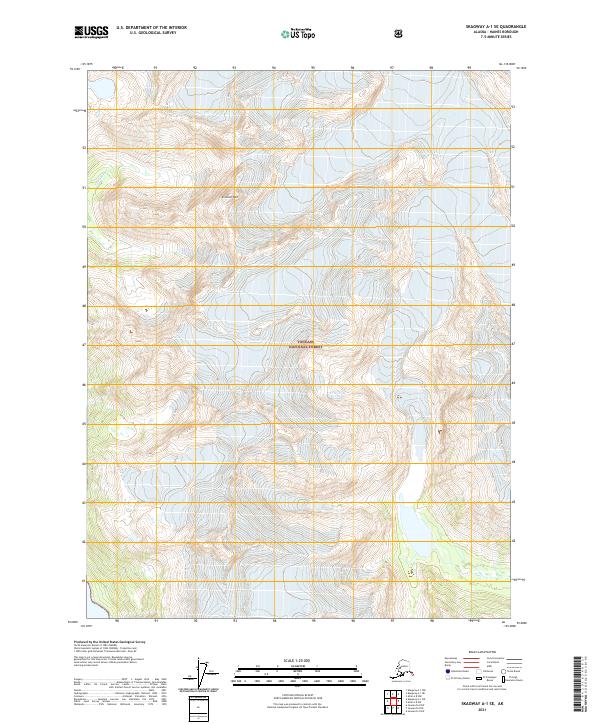 Skagway A-1 SE, AK — USGS 7.5-minute topo (2021)