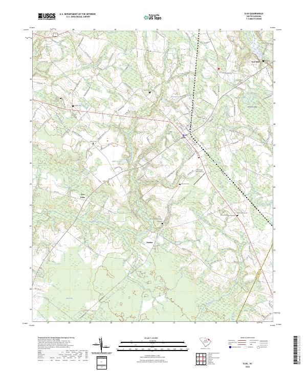 Clio, SC — USGS 7.5-minute topo (2024)