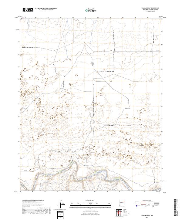 Cammak Camp, NM — USGS 7.5-minute topo (2023)