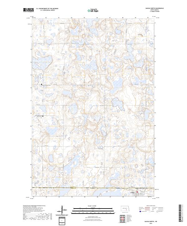 Gackle North, ND — USGS 7.5-minute topo (2024)