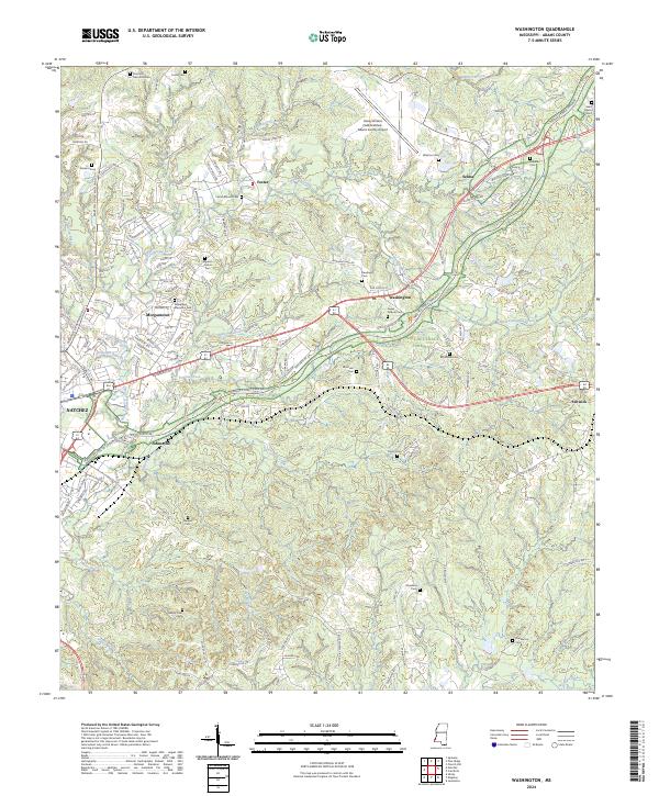 Washington, MS — USGS 7.5-minute topo (2024)