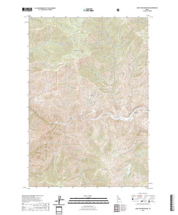 Long Tom Mountain, ID — USGS 7.5-minute topo (2024)