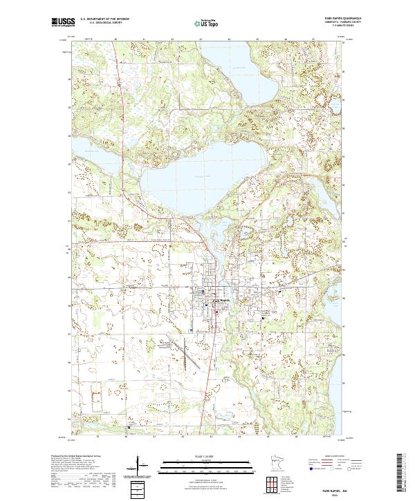 Park Rapids, MN — USGS 7.5-minute topo (2022)