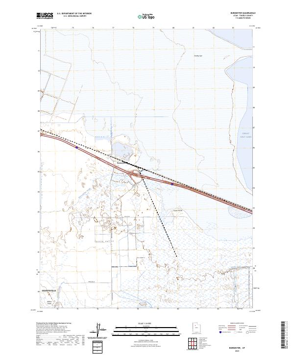 Burmester, UT — USGS 7.5-minute topo (2023)