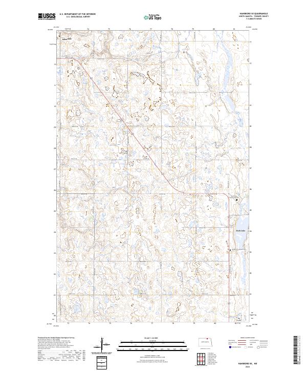 Hansboro SE, ND — USGS 7.5-minute topo (2024)