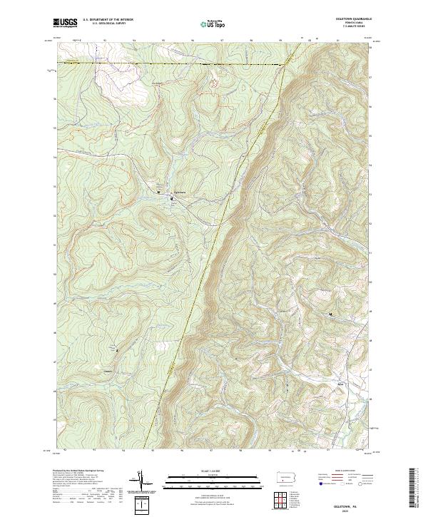 Ogletown, PA — USGS 7.5-minute topo (2023)