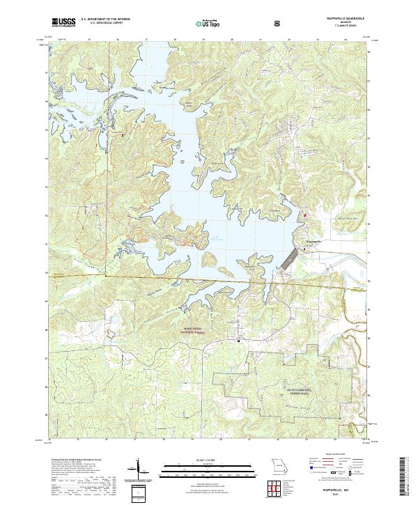 Wappapello, MO — USGS 7.5-minute topo (2021)