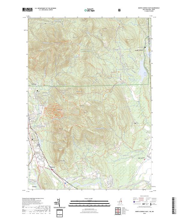 North Conway East, NH-ME — USGS 7.5-minute topo (2024)