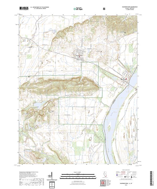 Shawneetown, IL-KY — USGS 7.5-minute topo (2024)