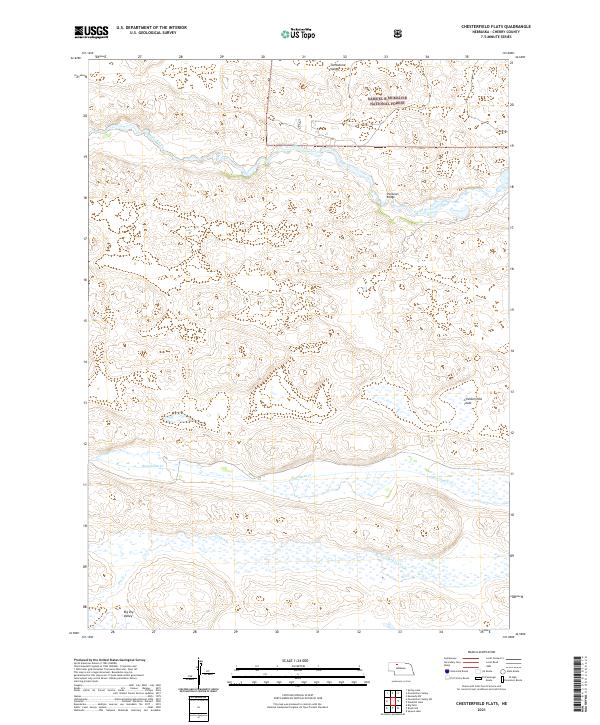 Chesterfield Flats, NE — USGS 7.5-minute topo (2021)