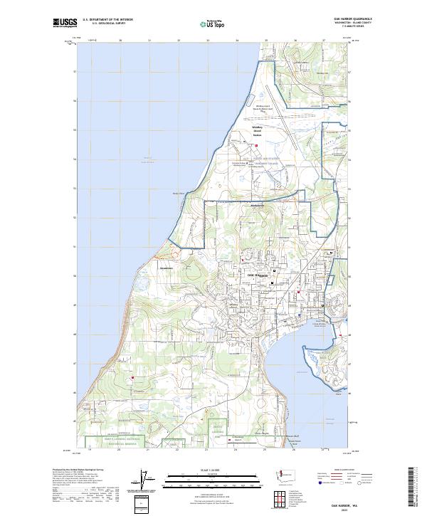 Oak Harbor, WA — USGS 7.5-minute topo (2023)