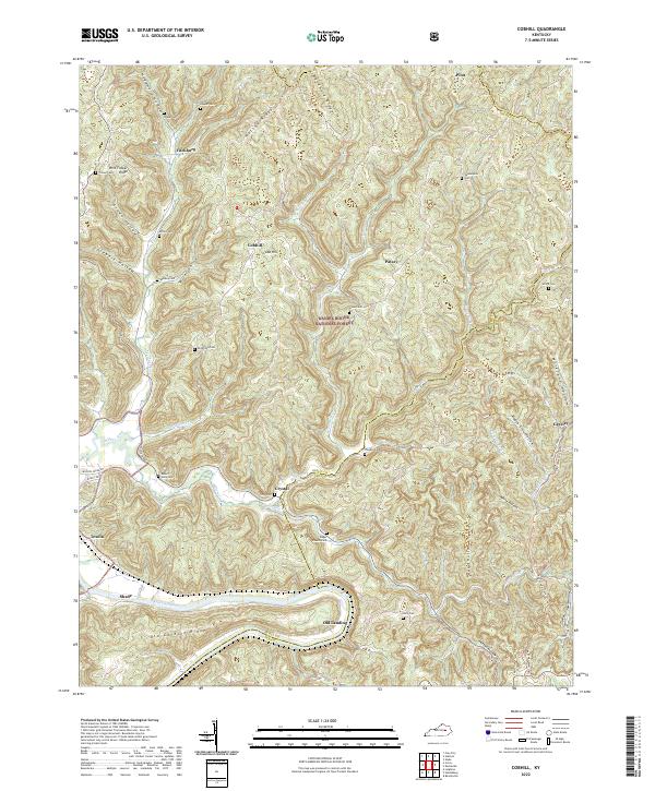 Cobhill, KY — USGS 7.5-minute topo (2022)