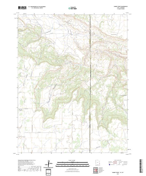 Summit Point, UT-CO — USGS 7.5-minute topo (2023)