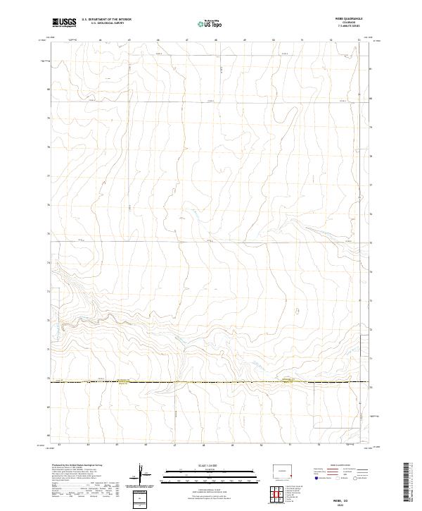 Webb, CO — USGS 7.5-minute topo (2022)