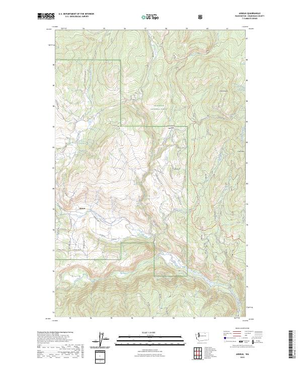 Aeneas, WA — USGS 7.5-minute topo (2023)