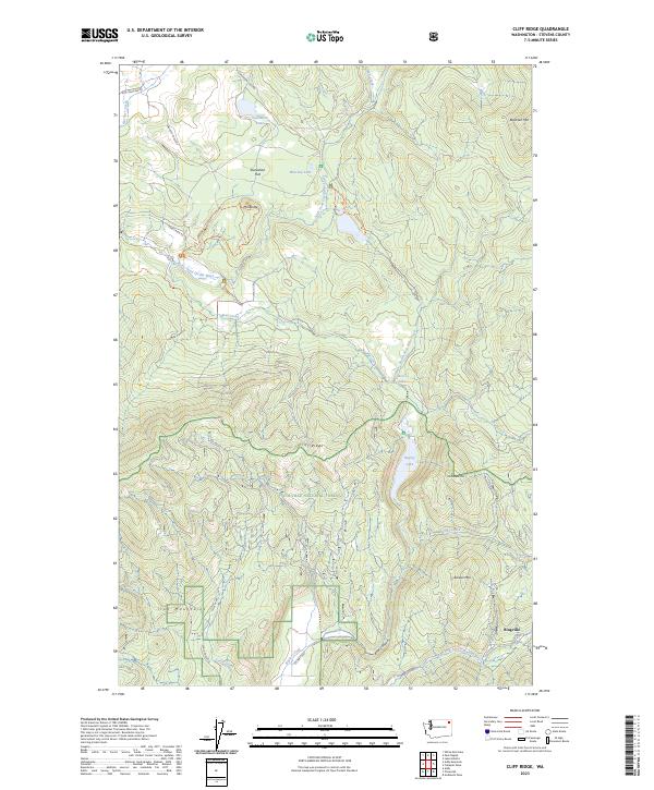 Cliff Ridge, WA — USGS 7.5-minute topo (2023)