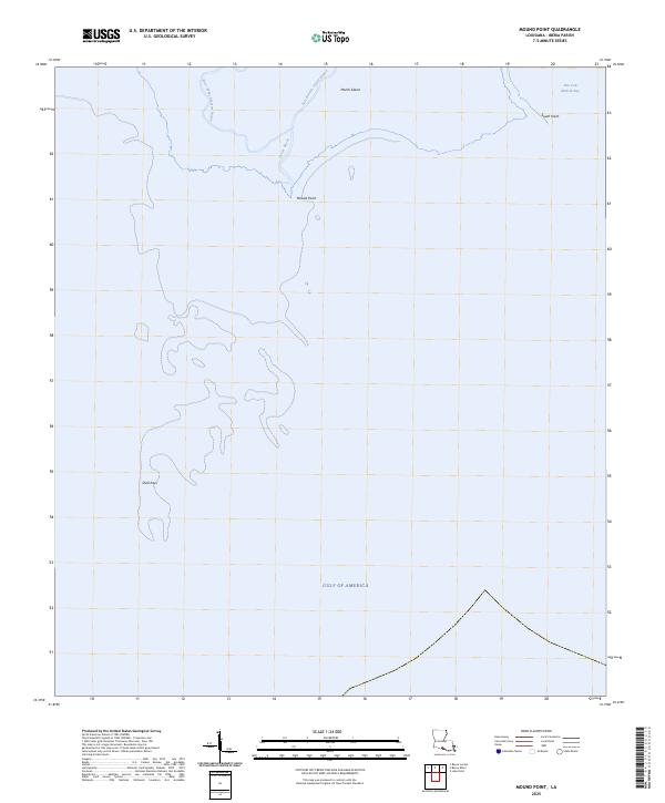 Mound Point, LA — USGS 7.5-minute topo (2025)