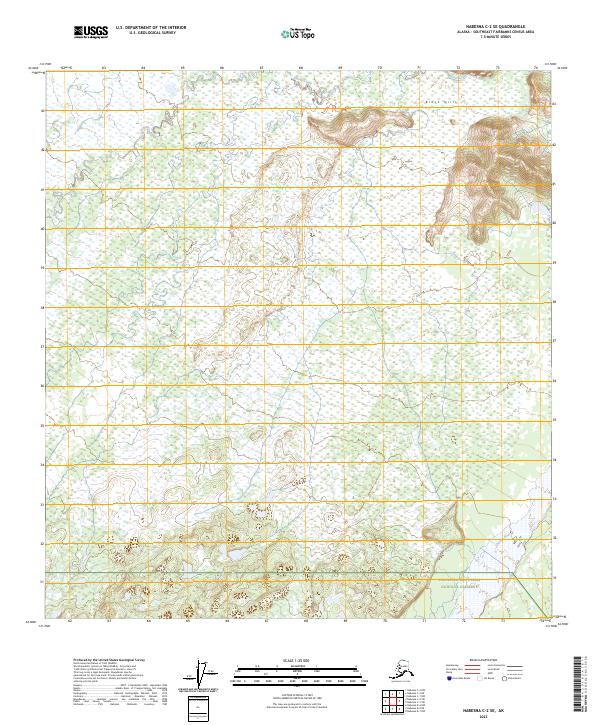 Nabesna C-2 SE, AK — USGS 7.5-minute topo (2023)