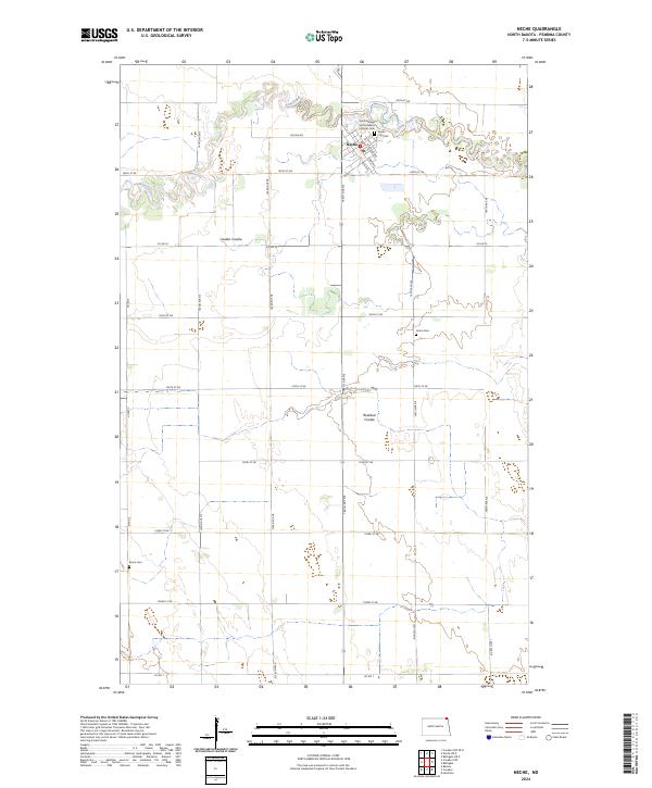 Neche, ND — USGS 7.5-minute topo (2024)
