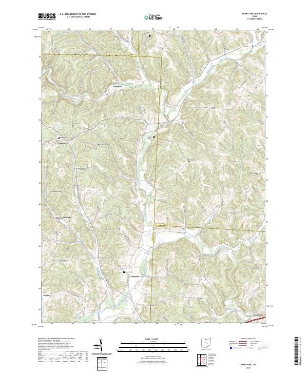 Perryton, OH — USGS 7.5-minute topo (2023)